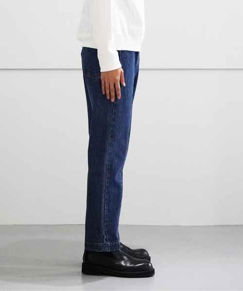 「soe」 デニムパンツ 1 インディゴブルー メンズ_画像3