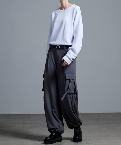 「Loose/ルース」 カーゴパンツ X-SMALL グレー メンズ_画像7