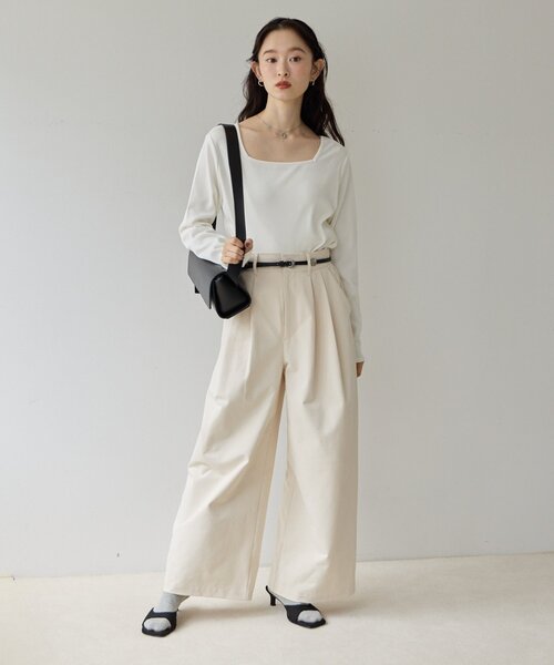 ショルダーバッグ バッグ 「Noka」ロングベルトワンハンドルフラップショルダーバッグ「WEB限定」 レディース | Discoat | 07
