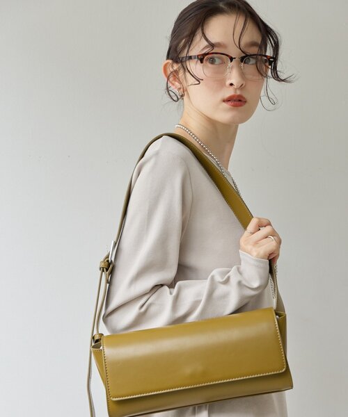 ショルダーバッグ バッグ 「Noka」ロングベルトワンハンドルフラップショルダーバッグ「WEB限定」 レディース | Discoat | 15