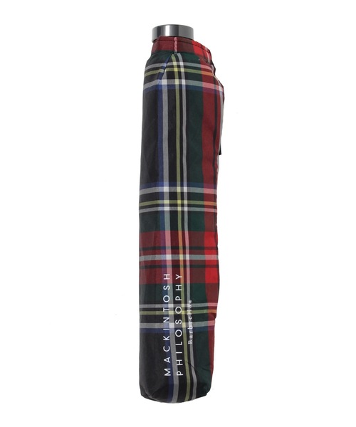 1133 マッキントッシュ Barbrella 折りたたみ傘 赤 チェック 傘 MACKINTOSH PHILOSOPHY 折りたたみ傘 Barbrella 「チェック