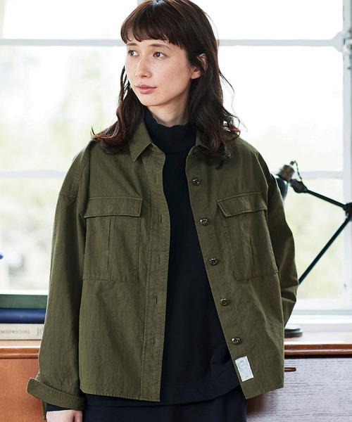 再入荷安い シャツ ブラウス サニークラウズ feat.Shuttle Notes しっかり者のサファリシャツ〈レディース〉 ZOZOTOWN PayPayモール店 - 通販 - PayPayモール 低価高評価