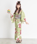 ゆかた 浴衣 1人で着られる浴衣5点セット 和...の詳細画像2