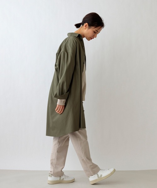 ブラウス シャツ 「SETENS/セテンス」ツイルシャツチュニック レディース SETENS ブラウス シャツ 「SETENS/セテンス」ツイルシャツ