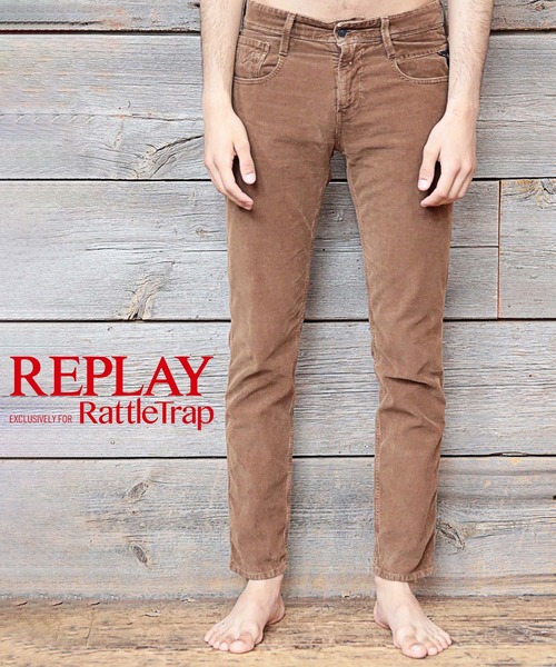 REPLAY パンツ 「REPLAY/リプレイ × Rattle Trap」 リプレイ別注 REPLAY パンツ 「REPLAY/リプレイ × Rattle Trap」 リプレイ別注