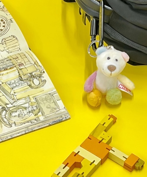 nici キーホルダー NICI/キーリング レインボーベア 10cm
