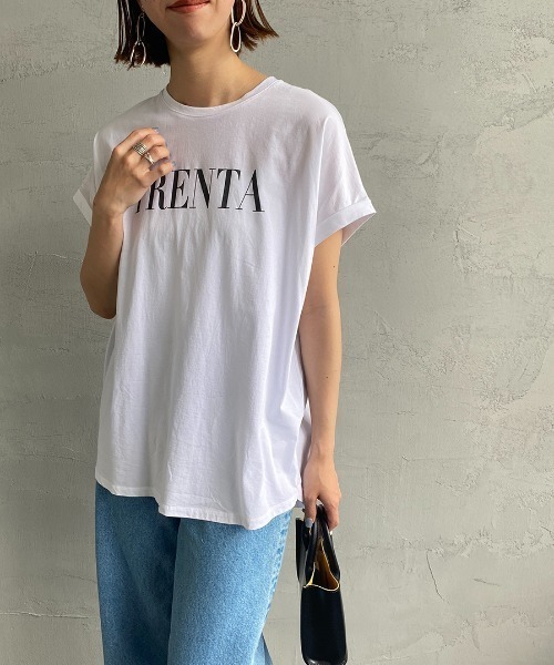 MICA&DEAL プリントTシャツ MICA&DEAL（マイカ＆ディール）の「フォトプリントT-shirt（T