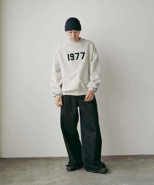 正規品保証　essentials スウェットトレーナー 1977 L FOG【ESSENTIALS】 '1977' Sweatshirt スウェットシャツ (FEAR