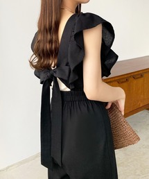 REDVALENTINO ◆リボン フリル オールインワン◆関税送料込み RED VALENTINO(レッドヴァレンティノ) オールインワン