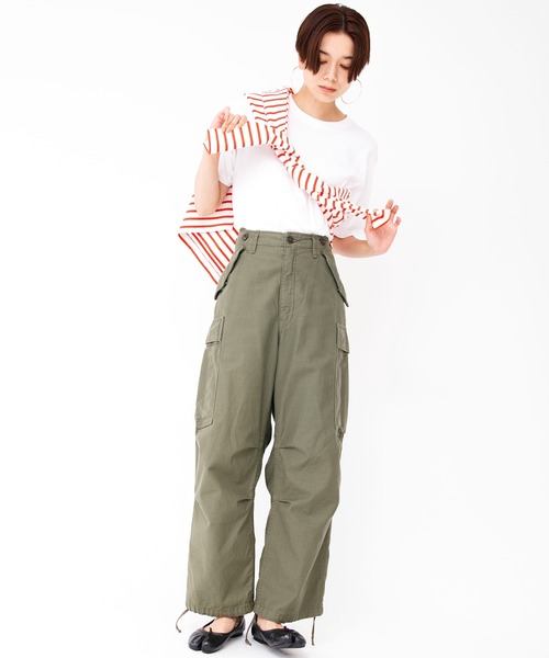 Johnbull カーゴパンツ 「Sewing Chop O'alls」FIELD SHELL