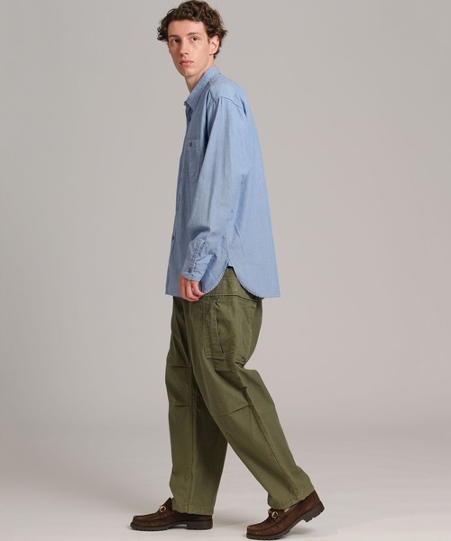 Johnbull カーゴパンツ 「Sewing Chop O'alls」FIELD SHELL