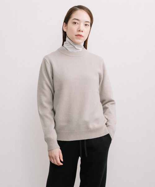 tシャツ 「Liyoca」オーガニックコットンベア天竺タートルカットソー -手洗い可- レディース