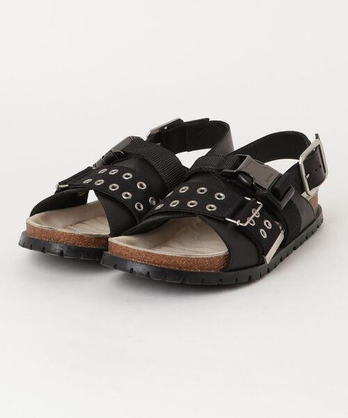 Sacai」 サンダル「A.P.C.コラボ」 42 ブラック メンズ : 77751581 