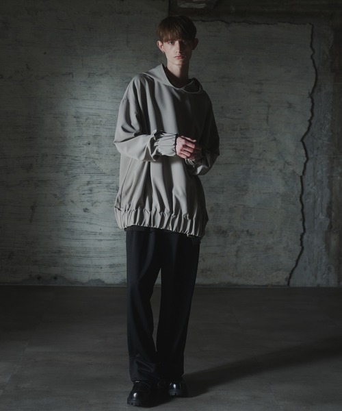 DOOPZ（ドープス） パーカー Gather Drape Hoodie - ギャザードレープ