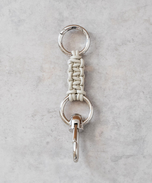 Herbert Samera カラビナ付きキーホルダー SENTI キーホルダー センティ / LEATHER BRAID HOOK CARABINER