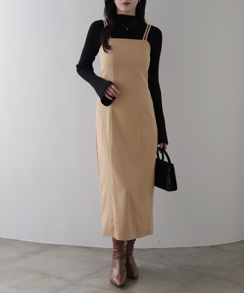 LEJA Iラインワンピースドレス　※キャミワンピのみ ワンピース Iラインキャミワンピース : ZOZOTOWN Yahoo!店 - 通販