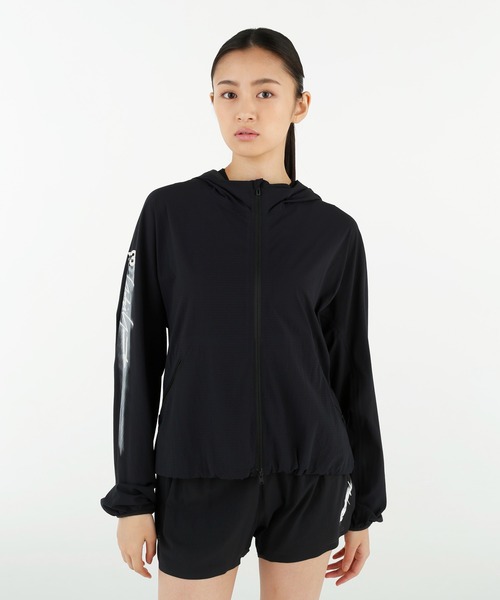 ISAMU KATAYAMA BACKLASH - Stretch Rayon Silk Hoodie Blouson