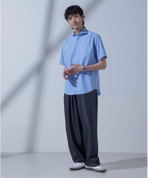 NANO universe（ナノ・ユニバース） シャツ 半袖 「N SHIRTS
