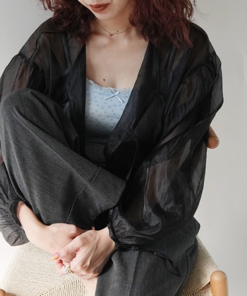 Port（ポート） キャミソール 「 」 小花柄 レース リボン カップ付き