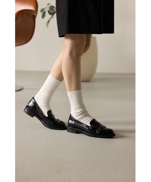 STACCATO ローファー ロイドダブルモンクローファー レディース