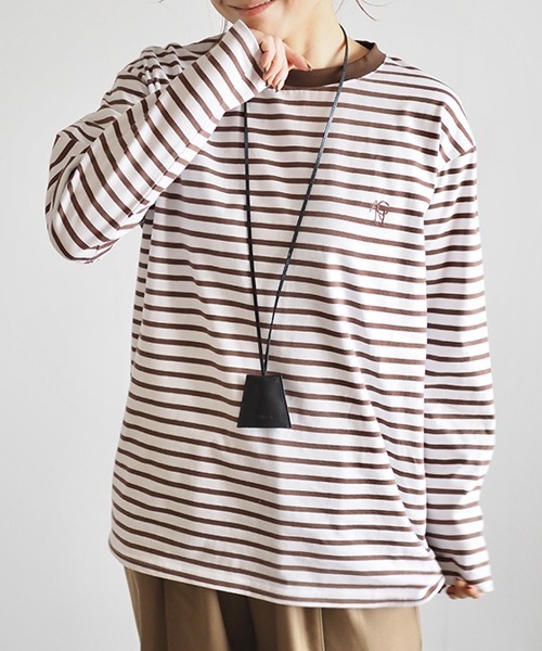 tシャツ 「ZOZO限定カラーあり」ボーダーコクーンロングスリーブTシャツ レディース メンズ