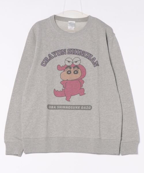 トレーナー スウェット 「 クレヨンしんちゃん 」 クルーネックスウェット 24W10 レディース メンズ