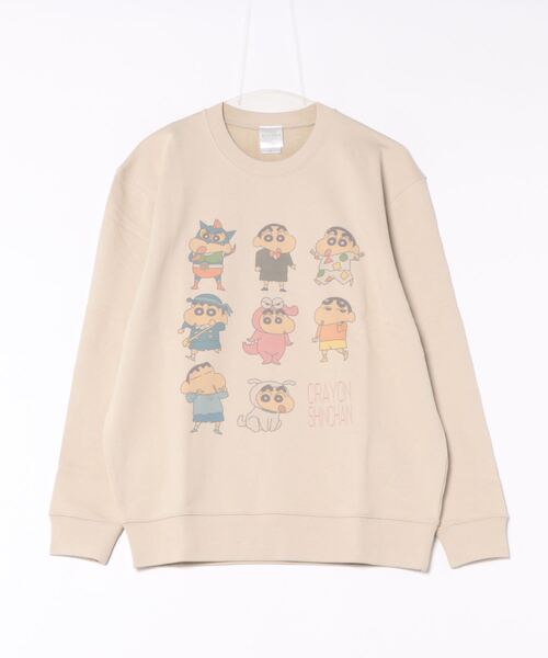 トレーナー スウェット 「 クレヨンしんちゃん 」 クルーネックスウェット 24W10 レディース メンズ Rendez-Vous トレーナー スウェット 「 クレヨンしんちゃん