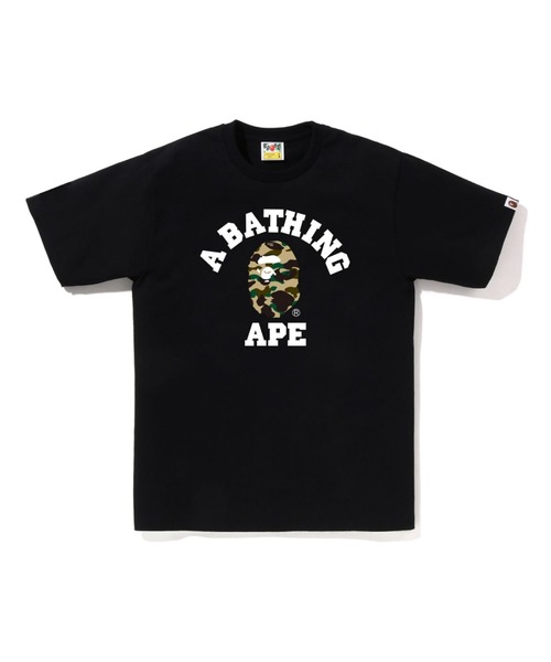 A BATHING APE tシャツ 1ST CAMO COLLEGE TEE メンズ レディース