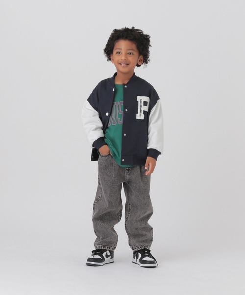 WWK ワールドワイドキッズ GLOBAL WORK パンツ GOODデニムワイド/T/234559 キッズ 子供服