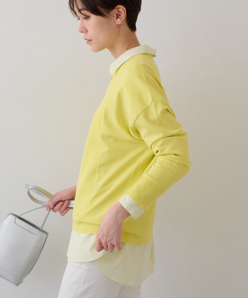 INDIVI（インディヴィ） ニット セーター 「洗える」アシメデザイン