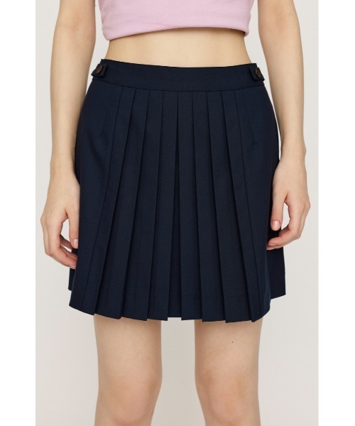 SLY スカート 「セットアップ可」FRONT PLEATS S/SK フロント