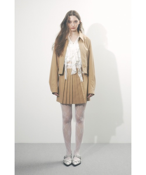 SLY（スライ） スカート 「セットアップ可」FRONT PLEATS S/SK 