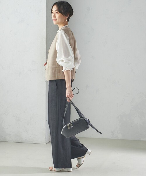 ベスト ジレ Rib Layered Kint Vest レディース メンズ lit ベスト ジレ Rib Layered Kint Vest レディース メンズ