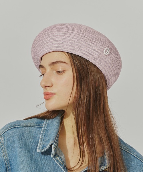 Chapeau d' O 帽子 ベレー帽 Lame Silk Braid Beret