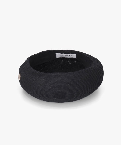 Chapeau d' O 帽子 ベレー帽 Lame Silk Braid Beret