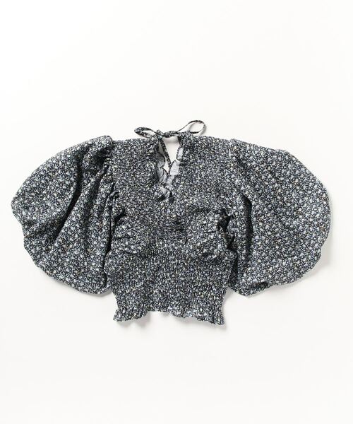 「FREAK'S STORE」 半袖ブラウス SMALL ブラック レディース