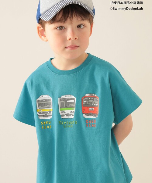 電車デザインTシャツ 9枚セット 110-130 BEAMS mini tシャツ JR フロント トレイン Tシャツ 2025SS (90