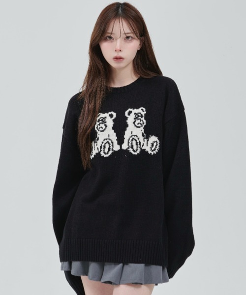 ニット セーター 「OY/オーワイ」 SEATED ODOLLY KNIT/シーティドオードリーニット レディース メンズ