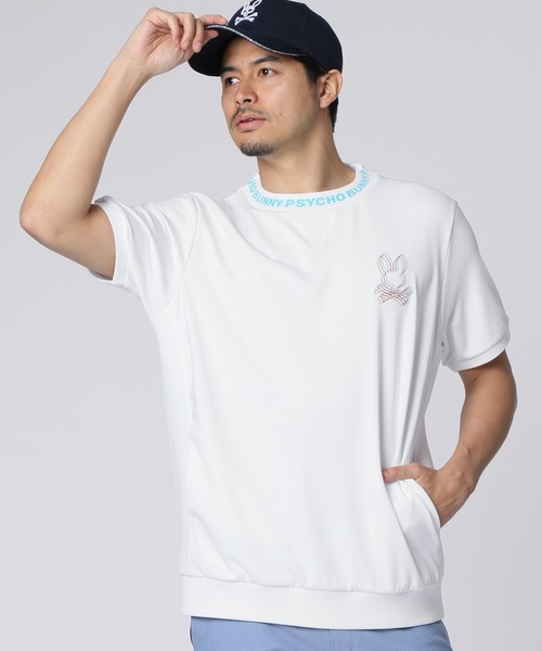 【未使用】PSYCHO BUNNY リラックスフィットクルーネック半袖スウェット 未使用】PSYCHO BUNNY リラックスフィットクルーネック半袖スウェット