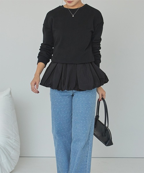 タンクトップ ノースリーブ organic cotton balloon top レディース タンクトップ ノースリーブ ドッキングバルーンタンク