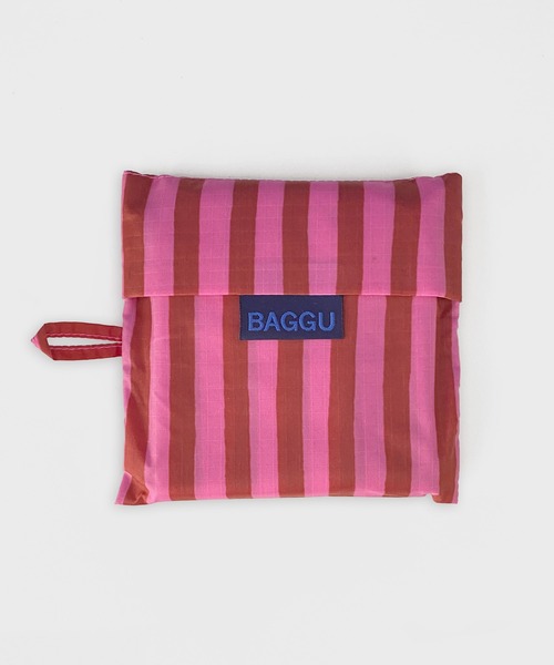 BAGGU エコバッグ STANDARD 575.ピンク＆レッドペイント
