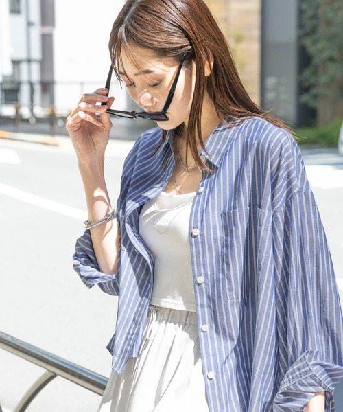ブラウス シャツ ’’一輪のバラ’’シャツ レディース kyss184-1.jpg