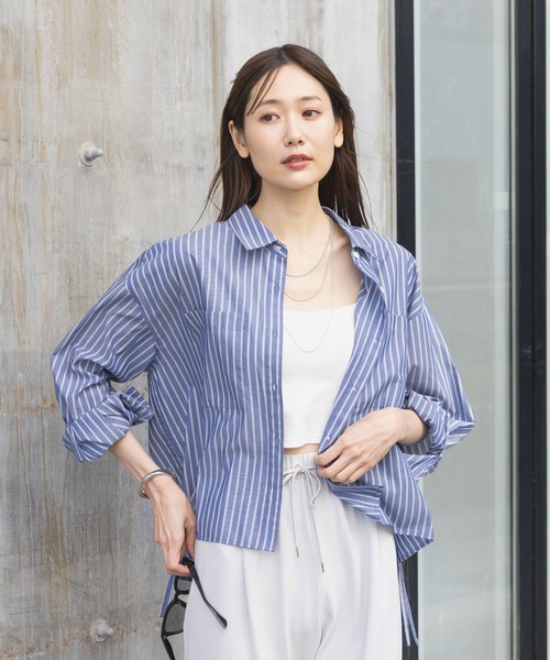 ブラウス シャツ ’’一輪のバラ’’シャツ レディース kyss184-1.jpg