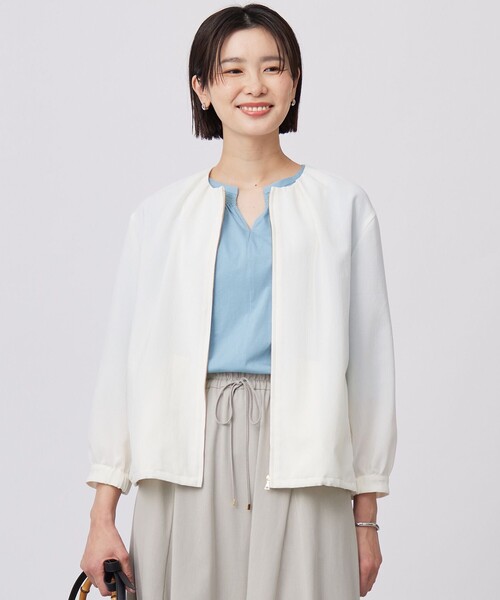 J.PRESS ブルゾン アウター 「洗える・接触冷感・防シワ・吸水速