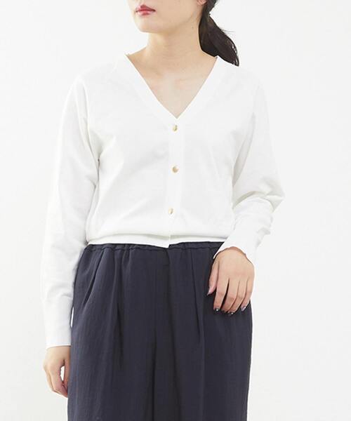 【TIARA】ゴールドボタンニット TIARA｜ゴールドボタンリブニット | Rakuten Fashion(楽天ファッション