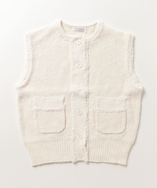 BEAUTY＆YOUTH UNITED ARROWS ニットベスト FREE オフホワイト