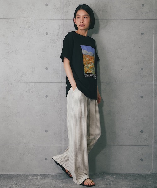 tシャツ 「コットン100/プリントロゴ」フォトTシャツ レディース コットン100/プリントロゴ】フォトTシャツ（Tシャツ
