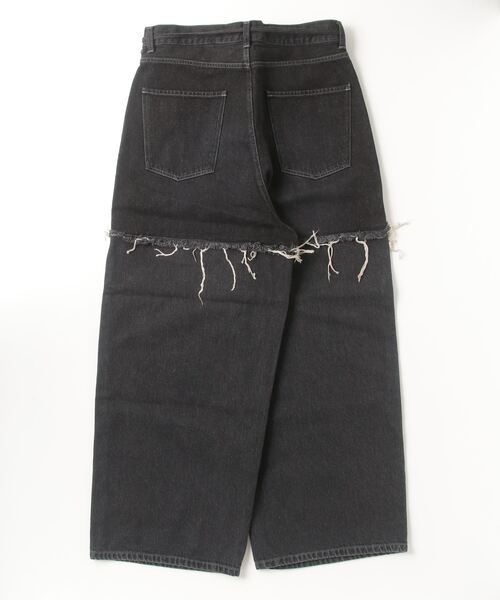 DISCOVERED（ディスカバード） ワイドパンツ ジーンズ LAYERED DENIM
