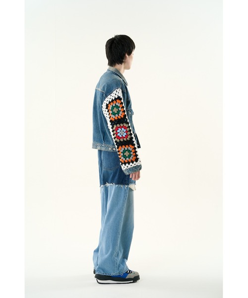 DISCOVERED（ディスカバード） ワイドパンツ ジーンズ LAYERED DENIM
