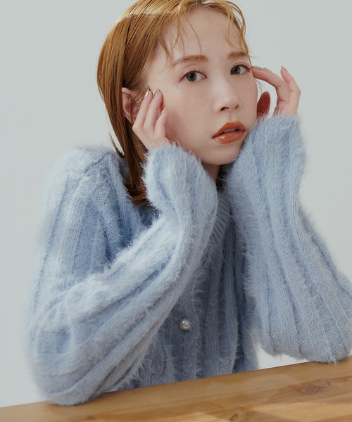 natural couture 「natural couture」 ニットカーディガン FREE